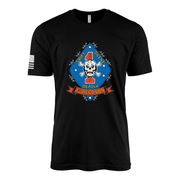 1st Reconnaissance Battalion Sailor Jerry Style T-Shirt - Black