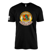 2nd Battalion 4th Marines Sailor Jerry Style T-Shirt - Black