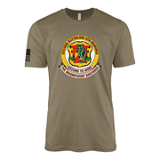 2nd Battalion 4th Marines Sailor Jerry Style T-Shirt - Coyote Brown