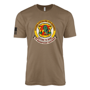 2nd Battalion 4th Marines Sailor Jerry Style T-Shirt - Woodland Brown