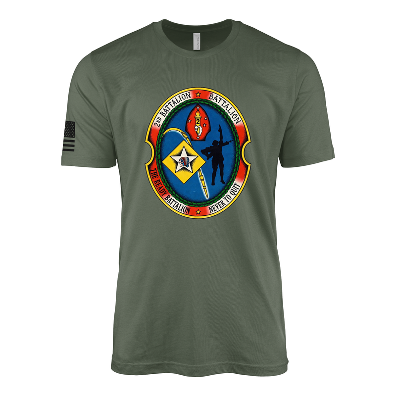2nd Battalion 6th Marines Sailor Jerry Style T-Shirt
