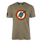 2nd Battalion 7th Marines Sailor Jerry Style T-Shirt - Coyote Brown