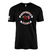 3rd Battalion 1st Marines Thundering Third Sailor Jerry Style T-Shirt - Black