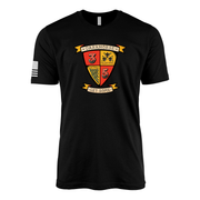3rd Battalion 5th Marines Tradition Flash Sailor Jerry Style T-Shirt - Black