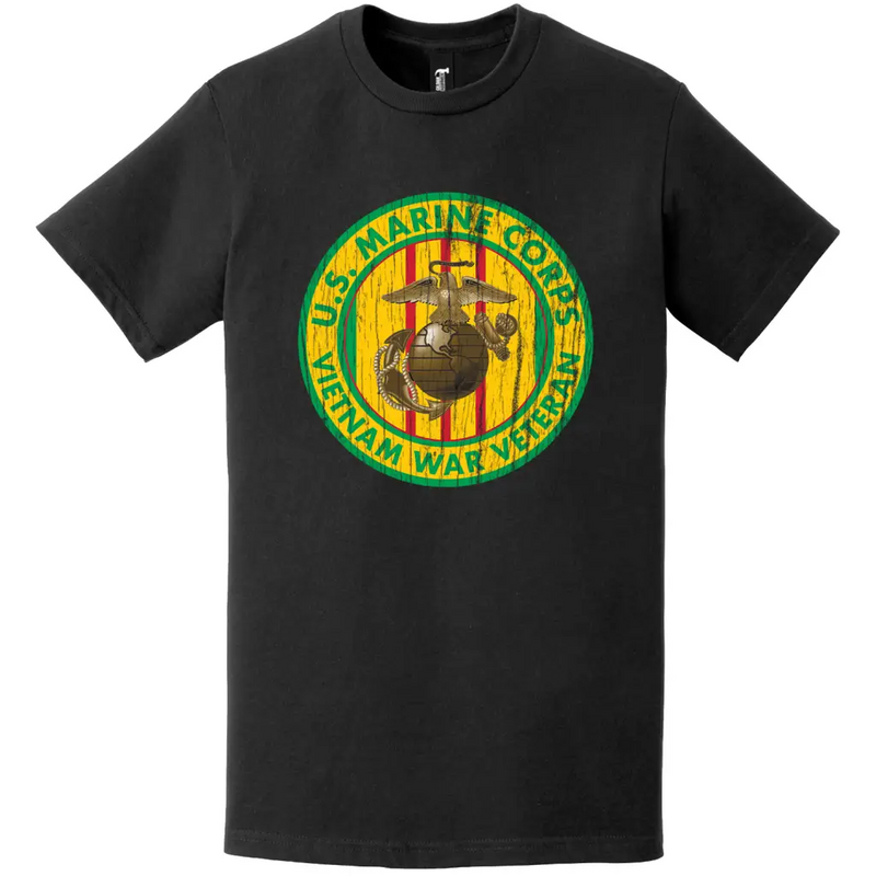 Distressed U.S. Marine Corps Vietnam Veteran T-Shirt