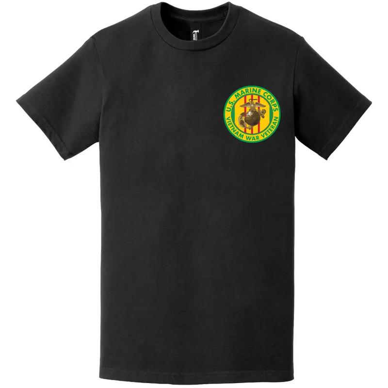U.S. Marine Corps Vietnam Veteran Left Chest T-Shirt