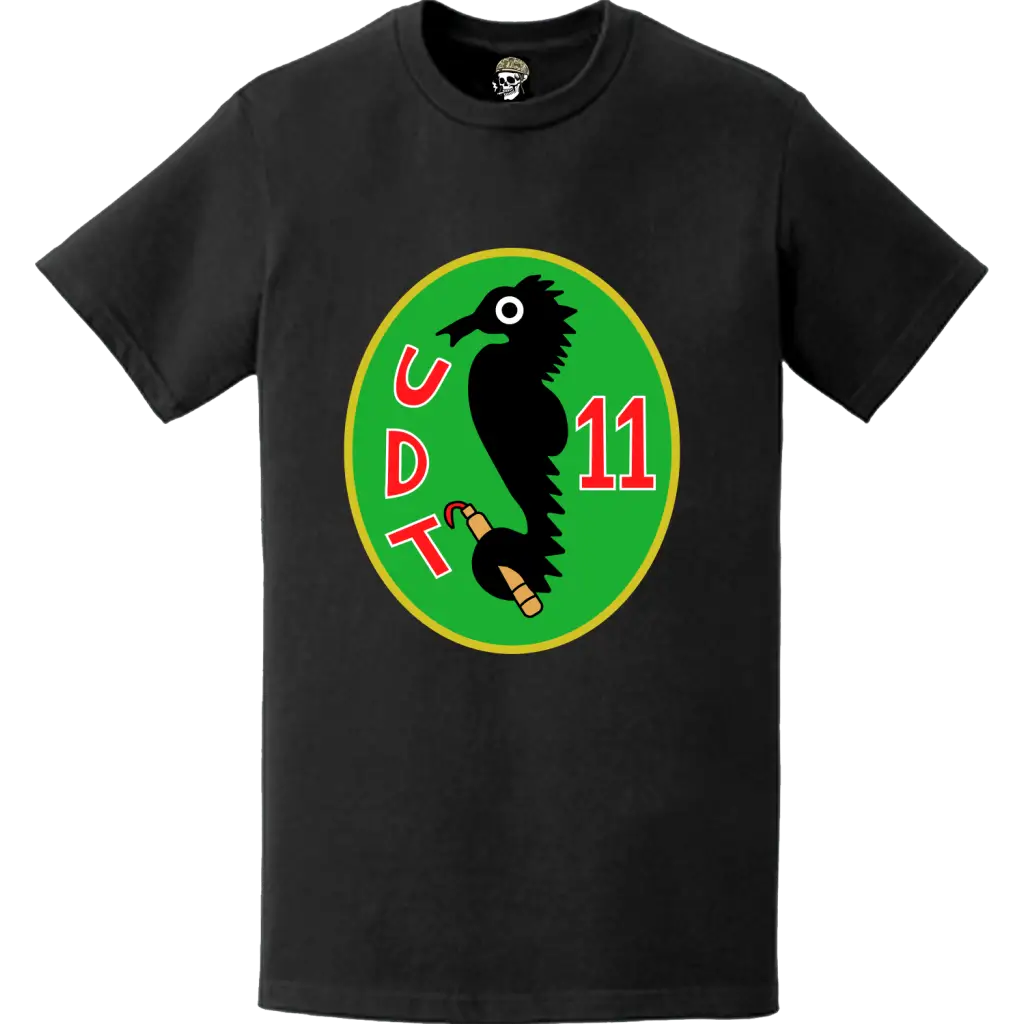 USN UDT-11 Logo Emblem T-Shirt Tactically Acquired   