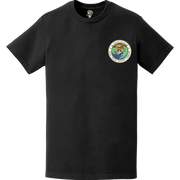 USNSWC Logo Emblem Left Chest T-Shirt Tactically Acquired   