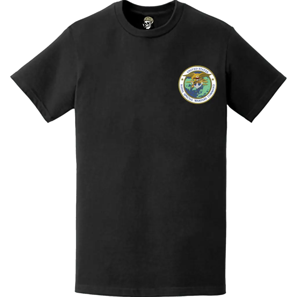 USNSWC Logo Emblem Left Chest T-Shirt Tactically Acquired   