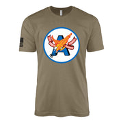 USS Abbot (DD-629) Fletcher-Class Destroyer T-Shirt - Coyote Brown