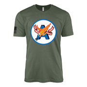 USS Abbot (DD-629) Fletcher-Class Destroyer T-Shirt - Military Green