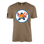 USS Abbot (DD-629) Fletcher-Class Destroyer T-Shirt - Woodland Brown