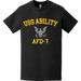 USS Ability AFD-7 T-Shirt Tactically Acquired   