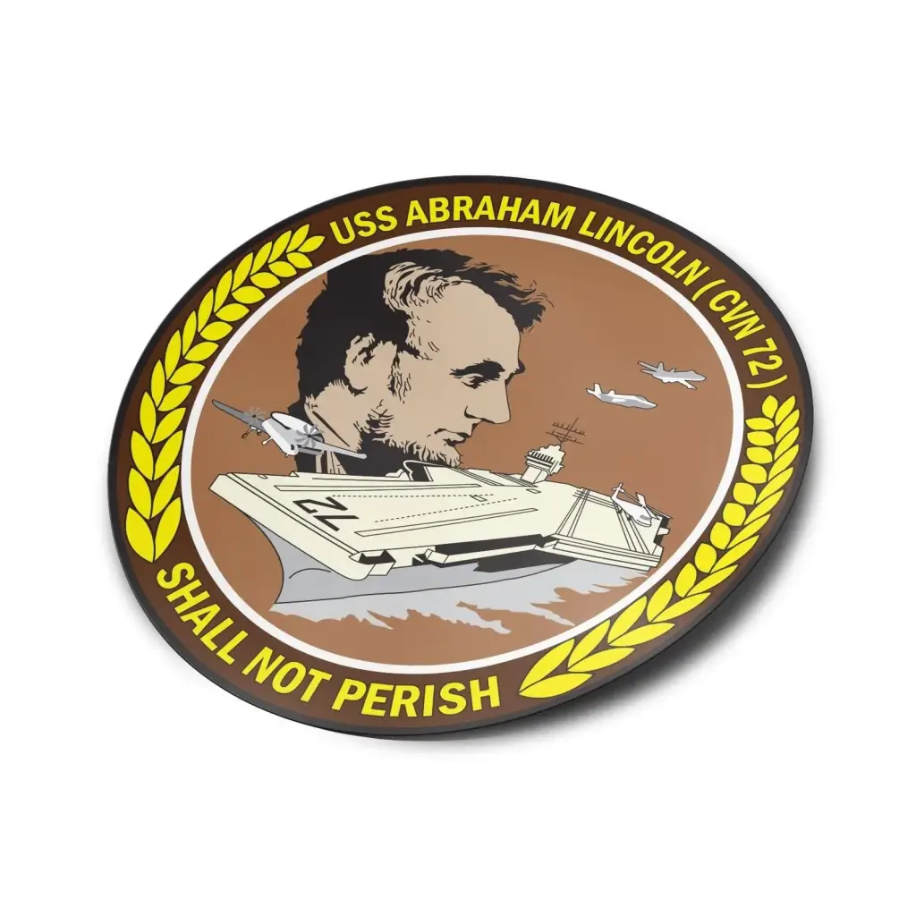 USS Abraham Lincoln (CVN-72) Die-Cut Vinyl Sticker Decal Tactically Acquired   
