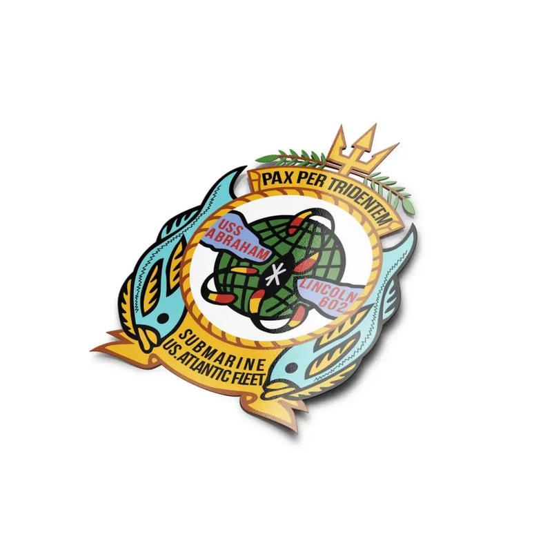 USS Abraham Lincoln (SSBN-601) Die-Cut Sticker Decal