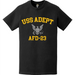 USS Adept AFD-23 T-Shirt Tactically Acquired   