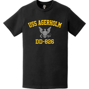 USS Agerholm (DD-826) Commemorative Logo Veteran T-Shirt Tactically Acquired   