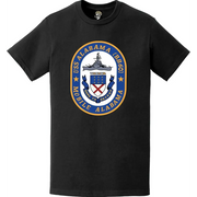 USS Alabama (BB-60) Battleship Logo Crest T-Shirt Tactically Acquired   
