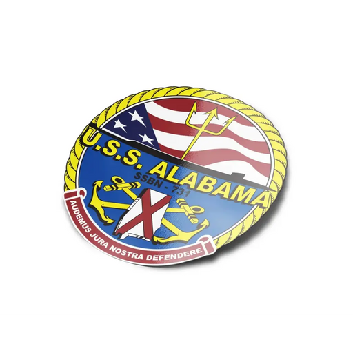 USS Alabama (SSBN-731) Die-Cut Vinyl Sticker Decal Tactically Acquired   