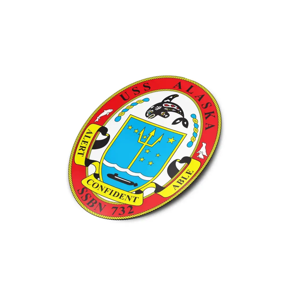 USS Alaska (SSBN-732) Die-Cut Vinyl Sticker Decal Tactically Acquired   