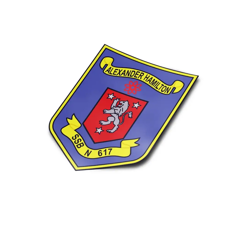 USS Alexander Hamilton (SSBN-617) Die-Cut Vinyl Sticker Decal