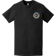 USS Amberjack (SS-522) Submarine Left Chest Logo Emblem T-Shirt Tactically Acquired   