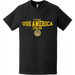 USS America (CVA-66) Aircraft Carrier Bulge Emblem T-Shirt Tactically Acquired   