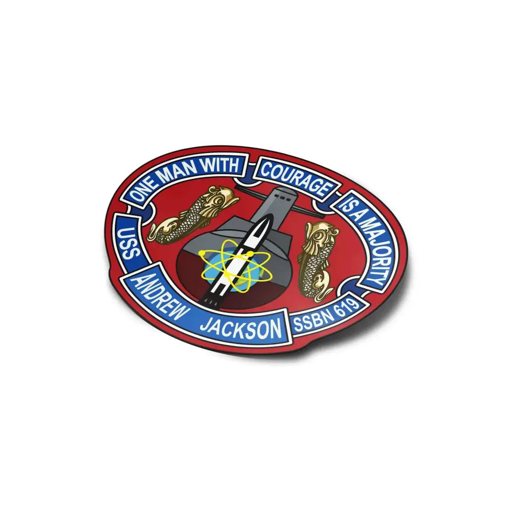 USS Andrew Jackson (SSBN-619) Die-Cut Vinyl Sticker Decal Tactically Acquired   