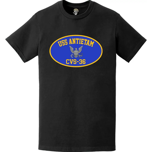 USS Antietam (CVS-36) Aircraft Carrier T-Shirt Tactically Acquired   