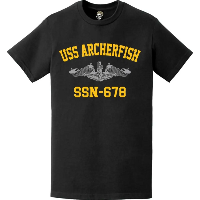 USS Archerfish (SSN-678) Submarine T-Shirt Tactically Acquired   