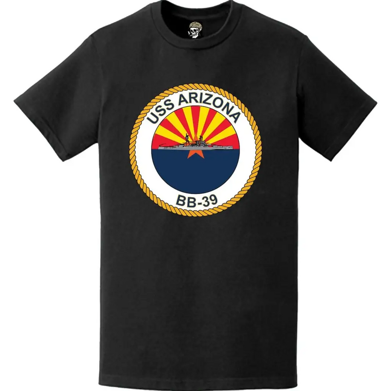 USS Arizona (BB-39) Battleship Logo Emblem T-Shirt