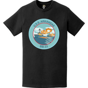 USS Arkansas (BB-33) Battleship Logo Emblem T-Shirt Tactically Acquired   