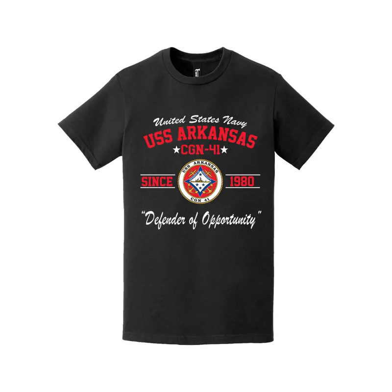 USS Arkansas (CGN-41) Since 1980 Ship Legacy T-Shirt