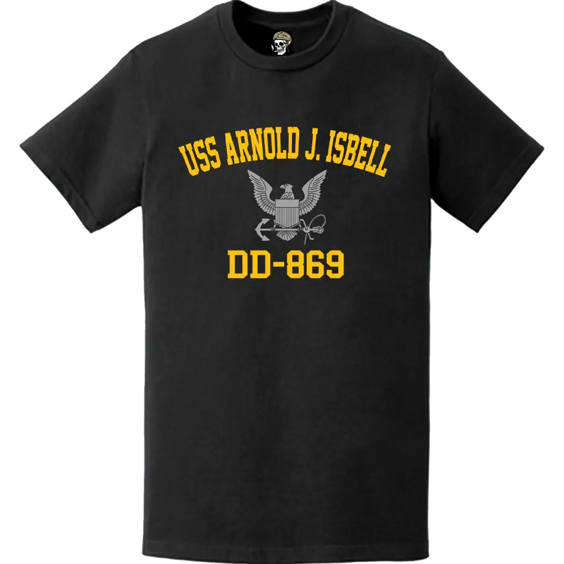 USS Arnold J. Isbell (DD-869) Commemorative Logo Veteran T-Shirt