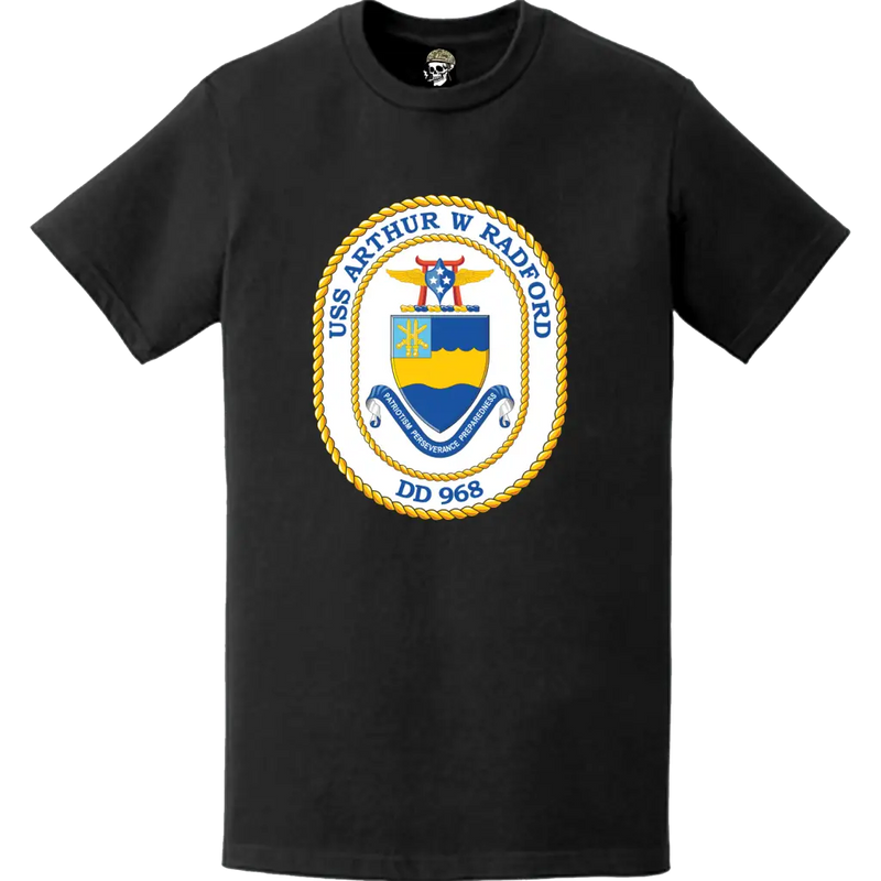 USS Arthur W. Radford (DD-968) Ship's Crest Logo T-Shirt
