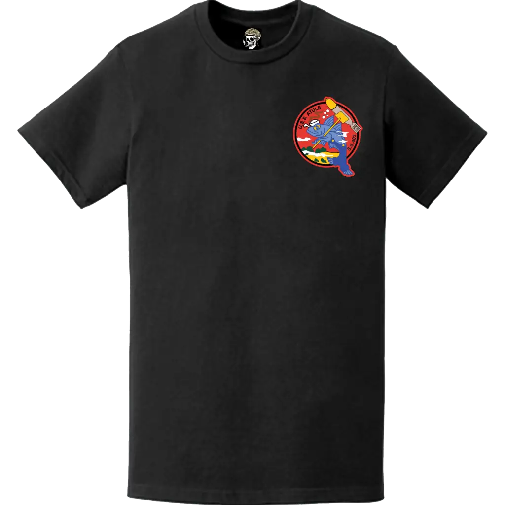 USS Atule (SS-403) Submarine Left Chest Logo T-Shirt Tactically Acquired   