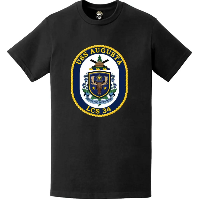 USS Augusta (LCS-34) Ship's Crest Logo Emblem T-Shirt