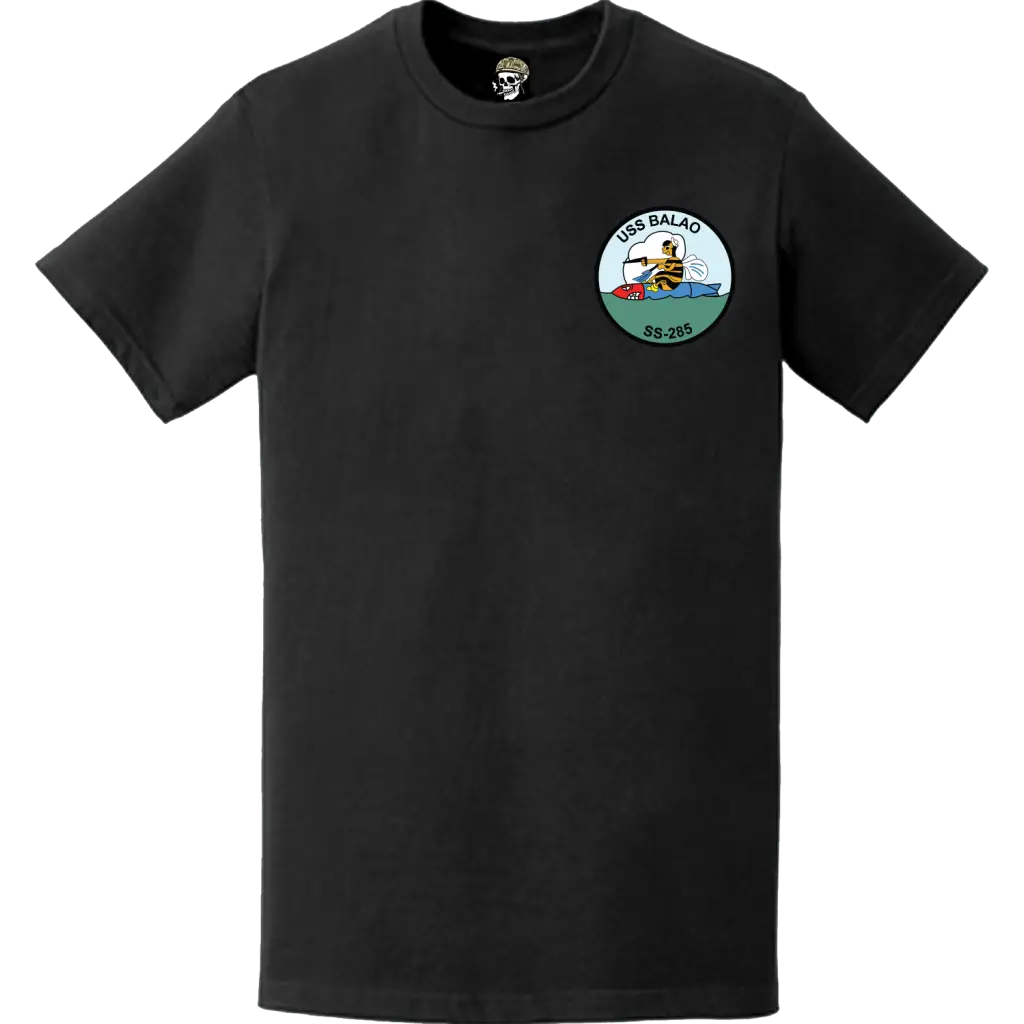USS Balao (SS-285) Left Chest Logo Emblem T-Shirt Tactically Acquired   