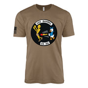 USS Barbel (SS-316) Balao-Class Submarine T-Shirt - Woodland Brown