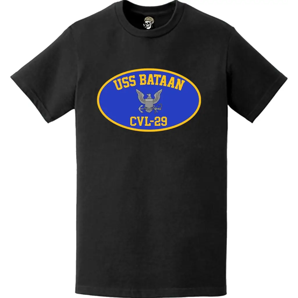 USS Bataan (CVL-29) Aircraft Carrier T-Shirt Tactically Acquired   