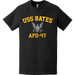 USS Bates (APD-47) T-Shirt Tactically Acquired   