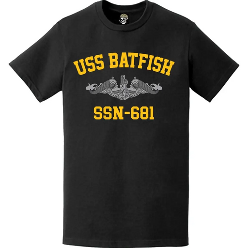 USS Batfish (SSN-681) Submarine T-Shirt Tactically Acquired   