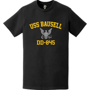 USS Bausell (DD-845) Commemorative Logo Veteran T-Shirt Tactically Acquired   