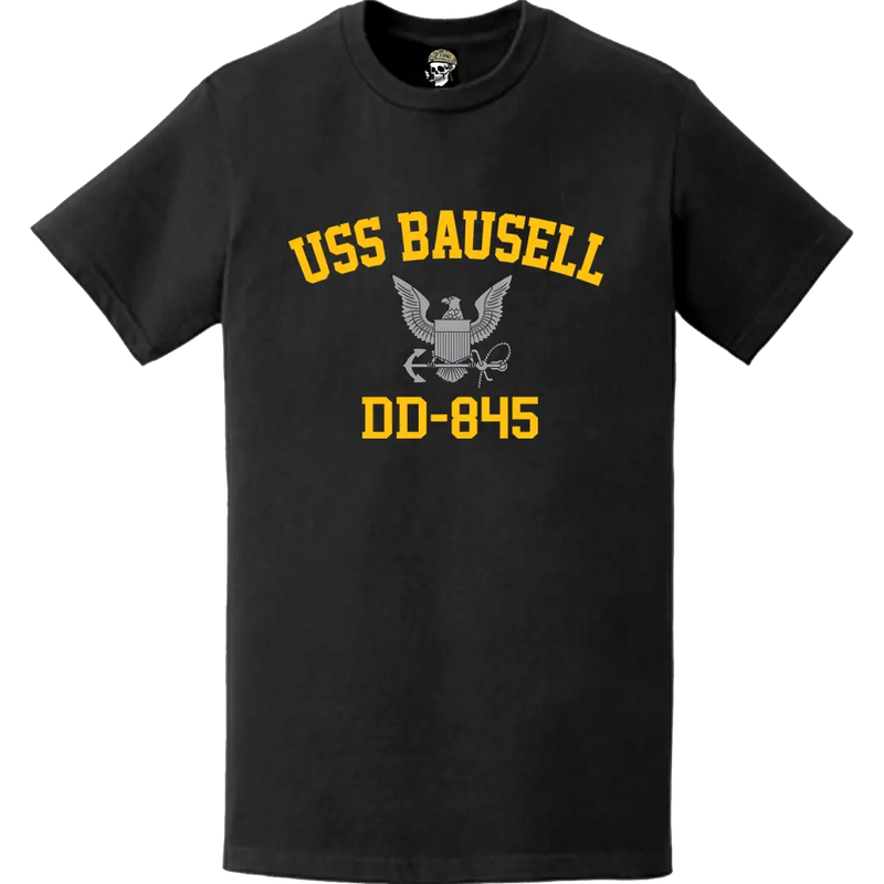 USS Bausell (DD-845) Commemorative Logo Veteran T-Shirt