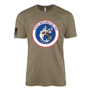USS Becuna (SS-319) Balao-Class Submarine T-Shirt - Coyote Brown