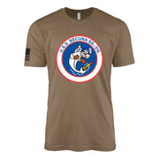 USS Becuna (SS-319) Balao-Class Submarine T-Shirt - Woodland Brown
