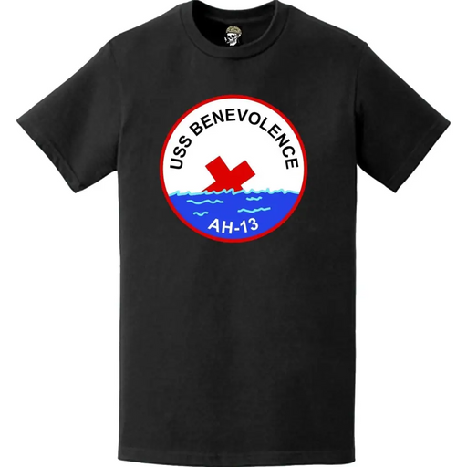 USS Benevolence (AH-13) Ship's Crest Emblem T-Shirt Tactically Acquired   