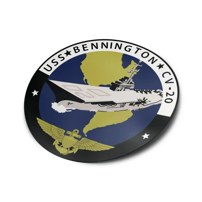 USS Bennington (CV-20) Die-Cut Vinyl Sticker Decal Tactically Acquired   