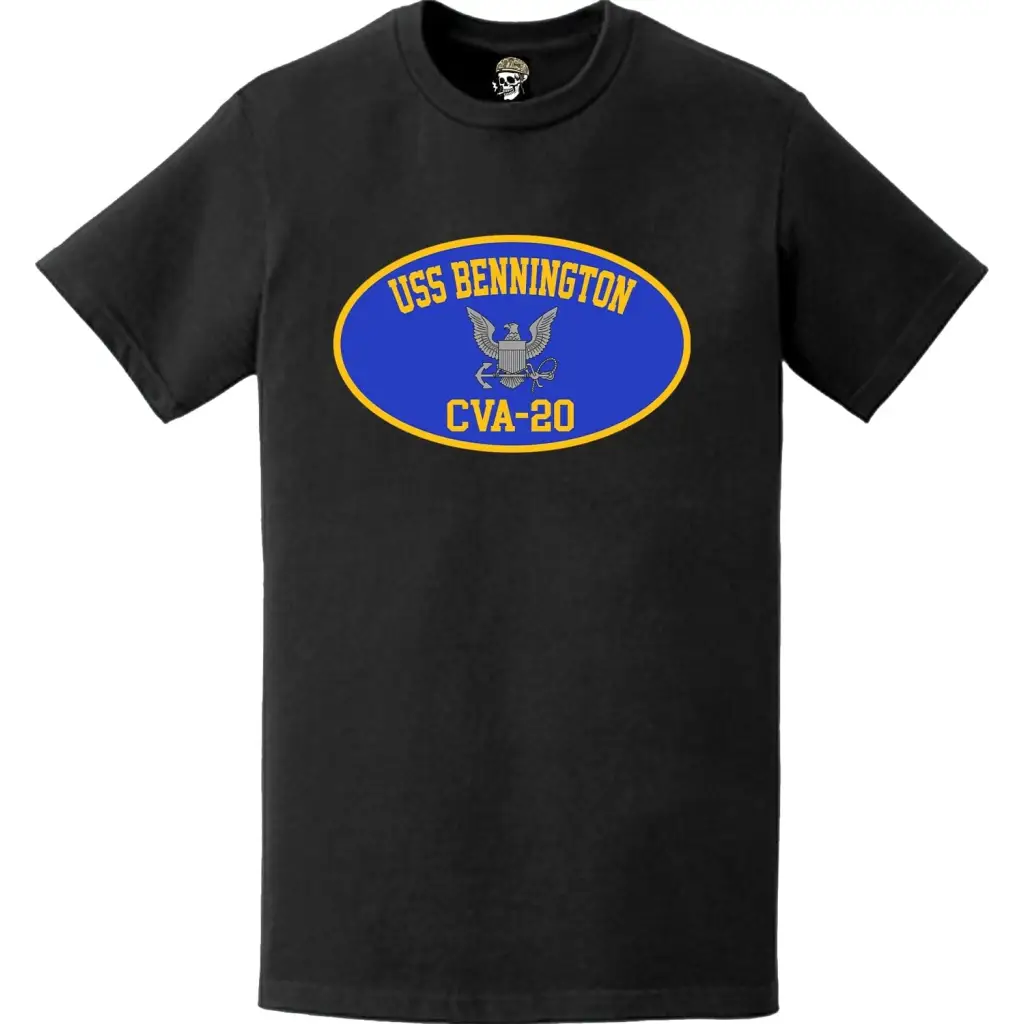 USS Bennington (CVA-20) Aircraft Carrier T-Shirt Tactically Acquired   