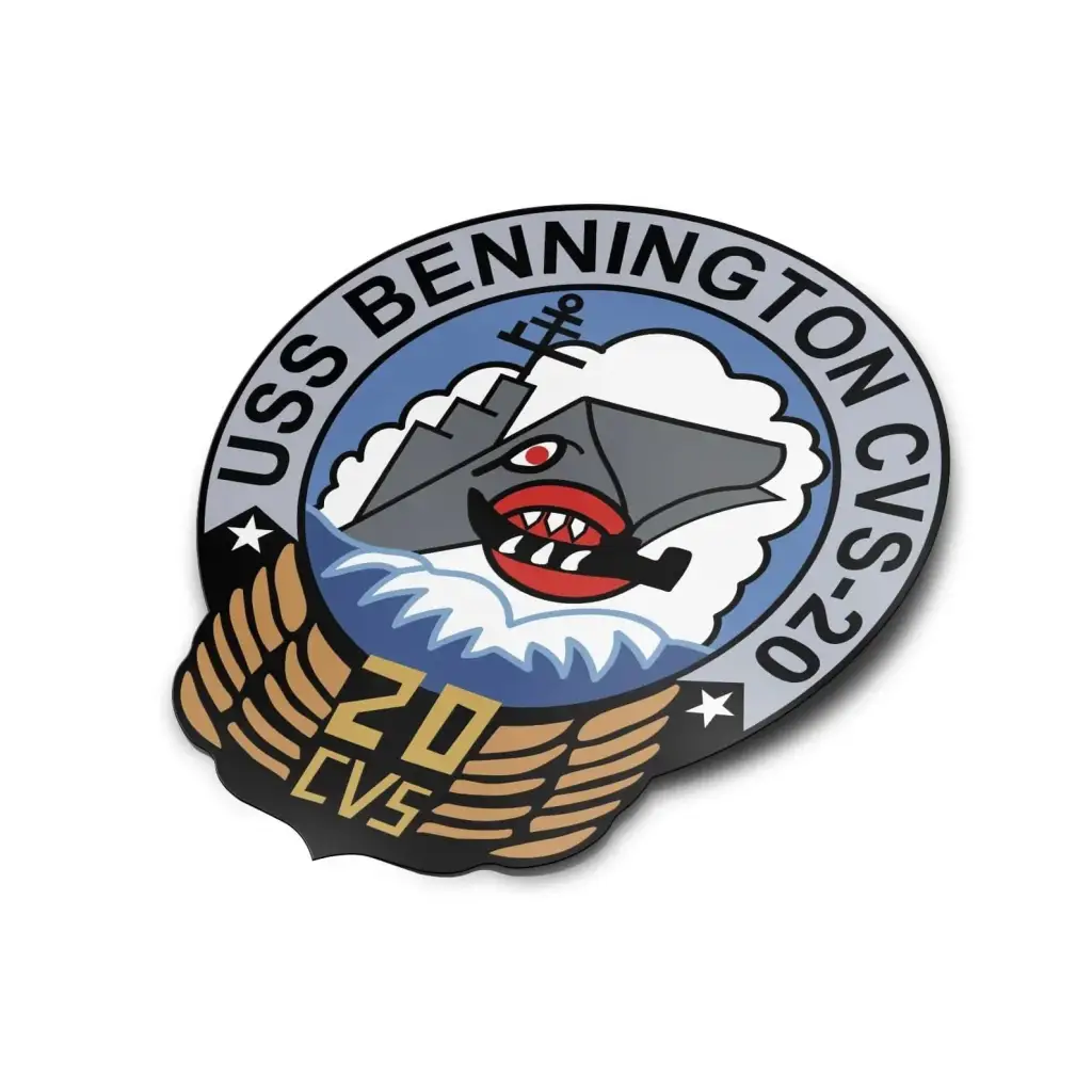 USS Bennington (CVS-20) Die-Cut Vinyl Sticker Decal Tactically Acquired   